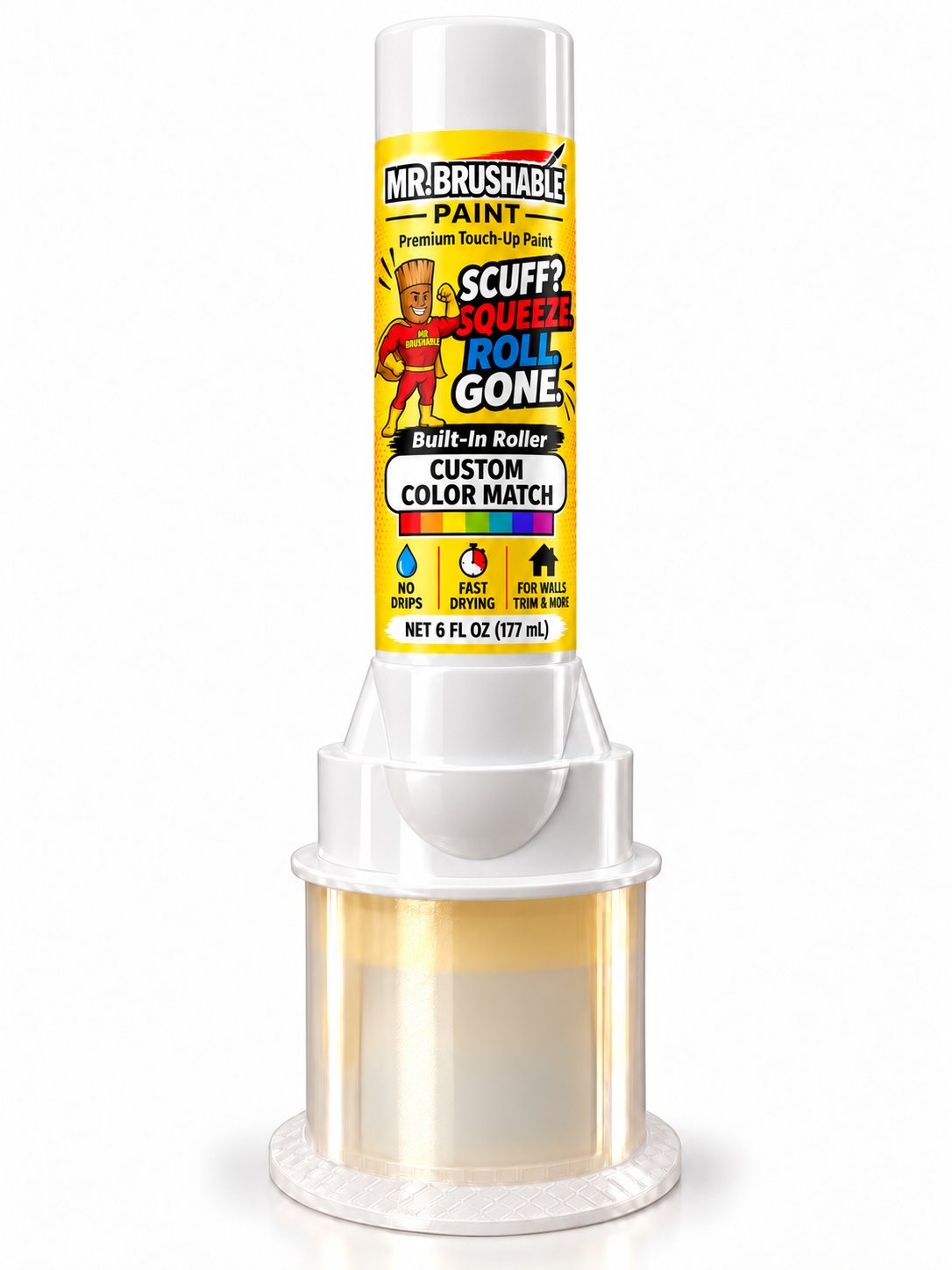 Mr. Brushable Custom Color Match touch-up paint bottle
